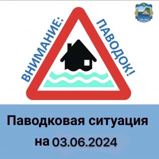 Данные по паводку в Чаинском районе на 03 июня 2024 года.